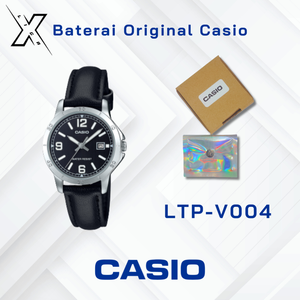 Baterai Jam Tangan Casio LTP-V004 Original