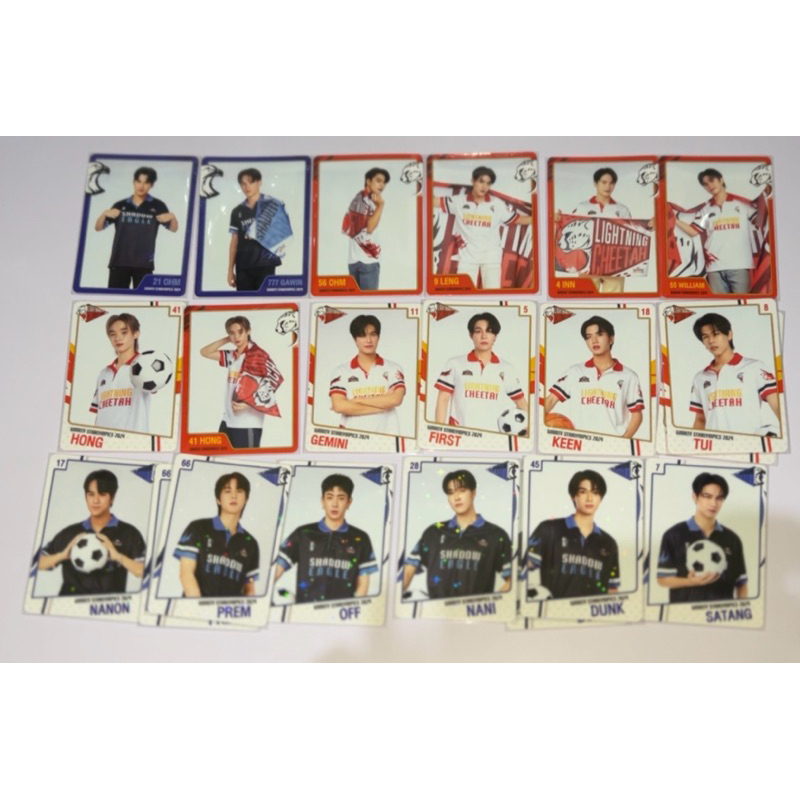 CC STARLYMPIC GMMTV OFFICIAL MERCHANDISE NANON OFF SATANG DUNK PREM NANI GAWIN GEMINI HONG TUI EST W