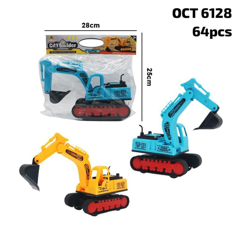 Mainan Anak Truk Excavator City Builder OCT 6128 Mainan replika truk excavator