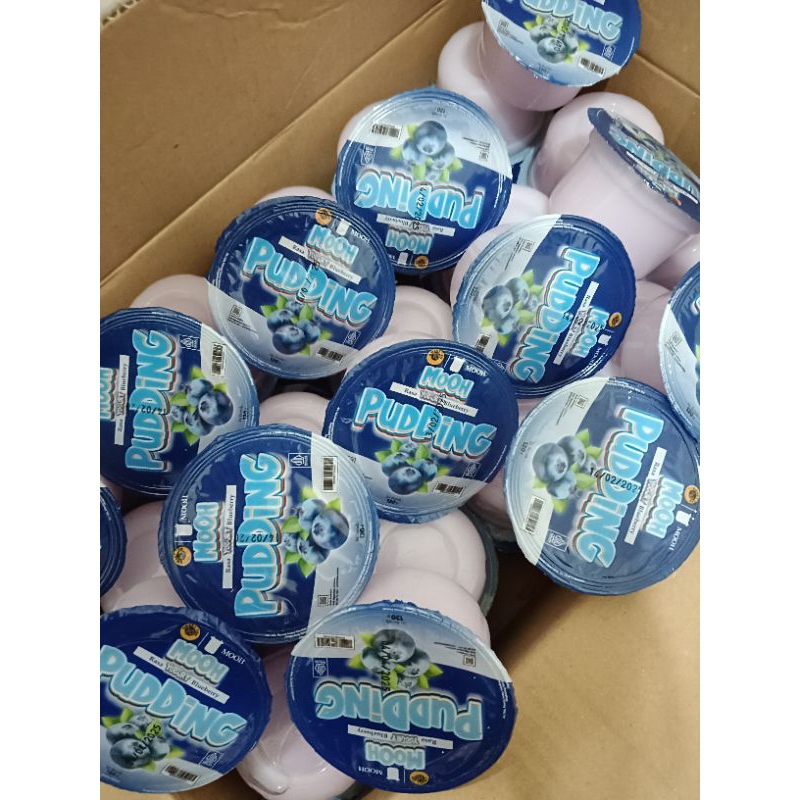 

Pudding Yogurt Mooh rasa blueberry, strawberry, cokelat, mangga 1box