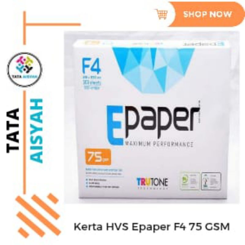 

TA_ Epaper Kertas HVS F4 75 GSM