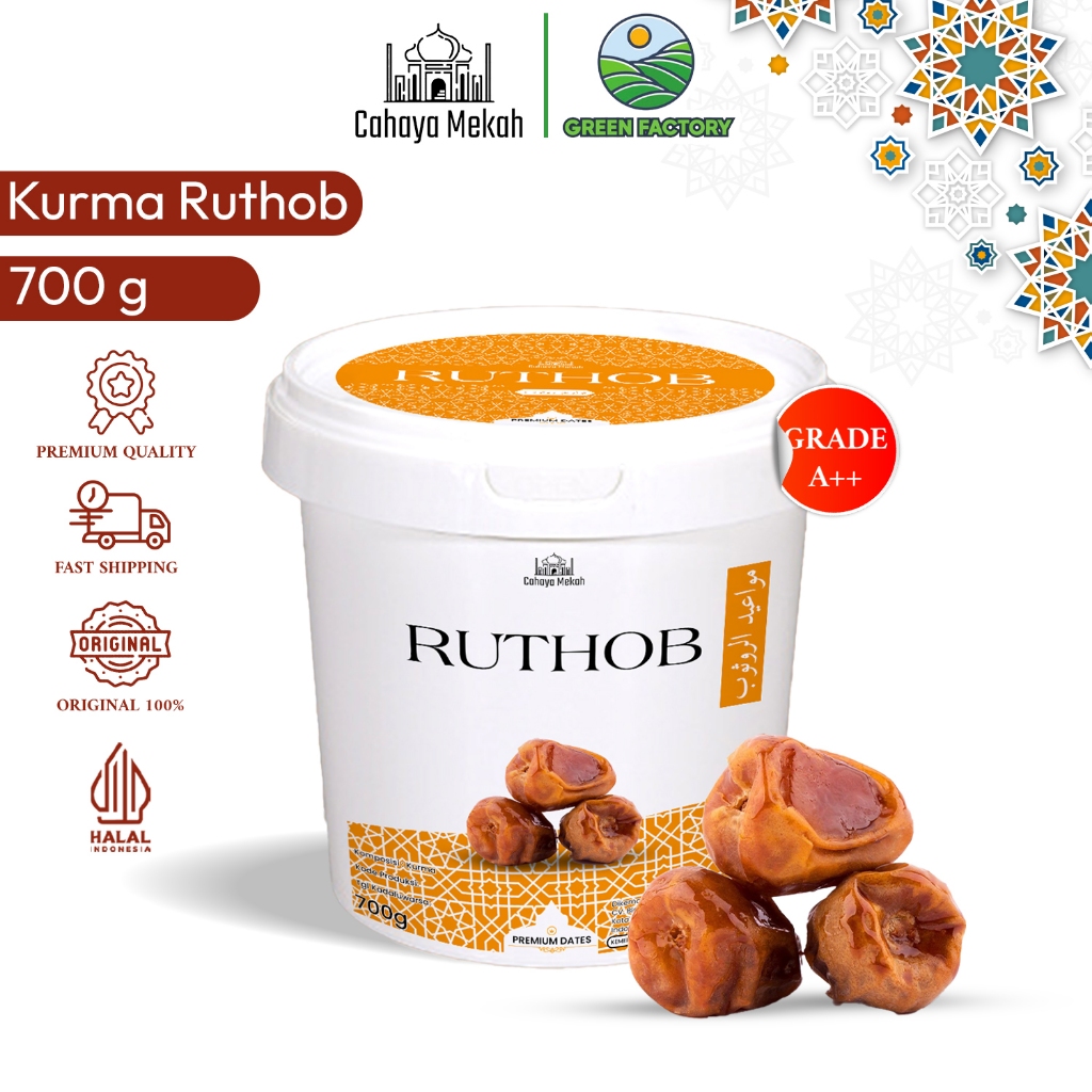 

Cahaya Mekah Kurma Ruthob 700gr Premium Original High Quality
