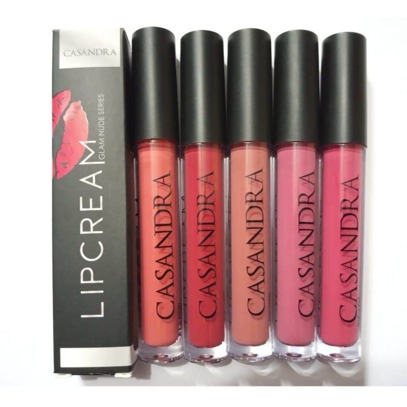 CASANDRA LIPCREAM GLAM NUDE SERIES