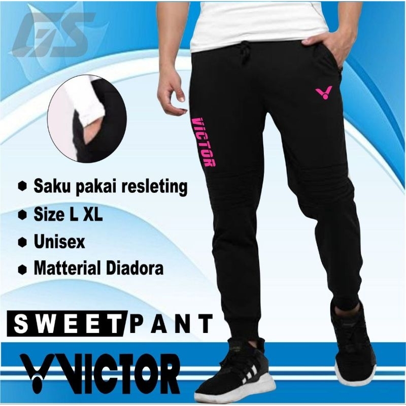 Celana Joger Panjang badminton bawahan olahraga bulutangkis pria wanita