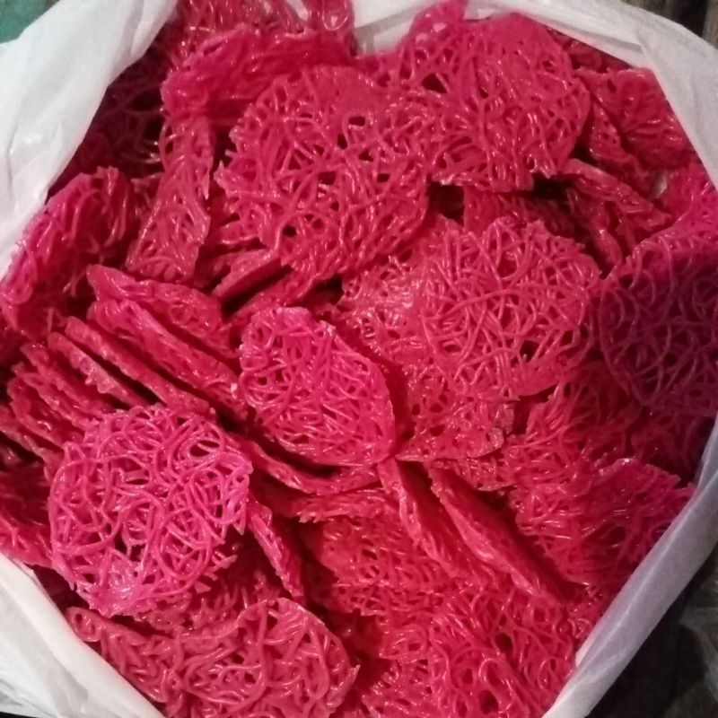 

variasi krupuk merah