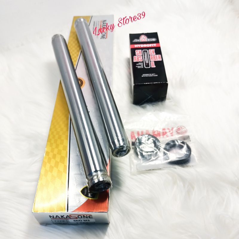 PAKET AS SHOCK DEPAN + SIEL SHOCK ( FREE OLI SHOCK ) MIO M3 MIO 125 MIO SOUL GT 125