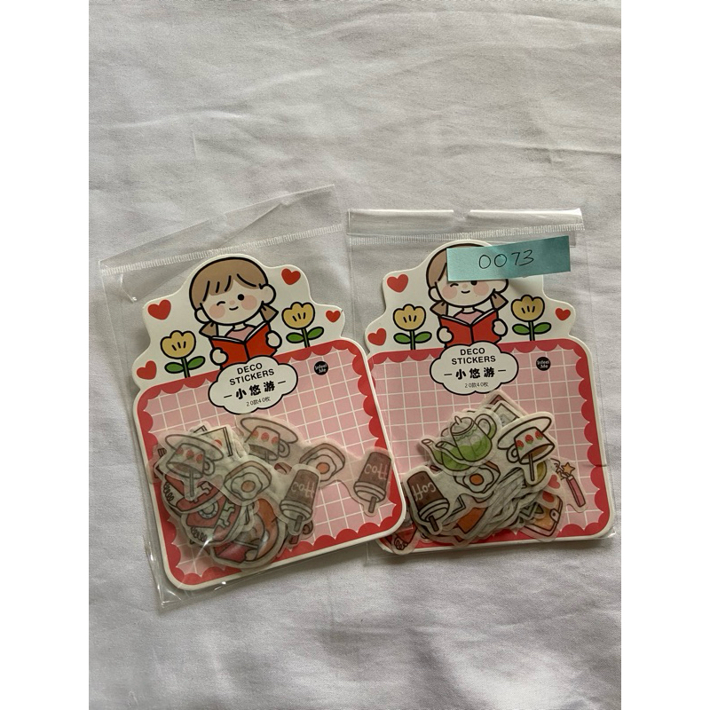 

0073 deco sticker girl in pink