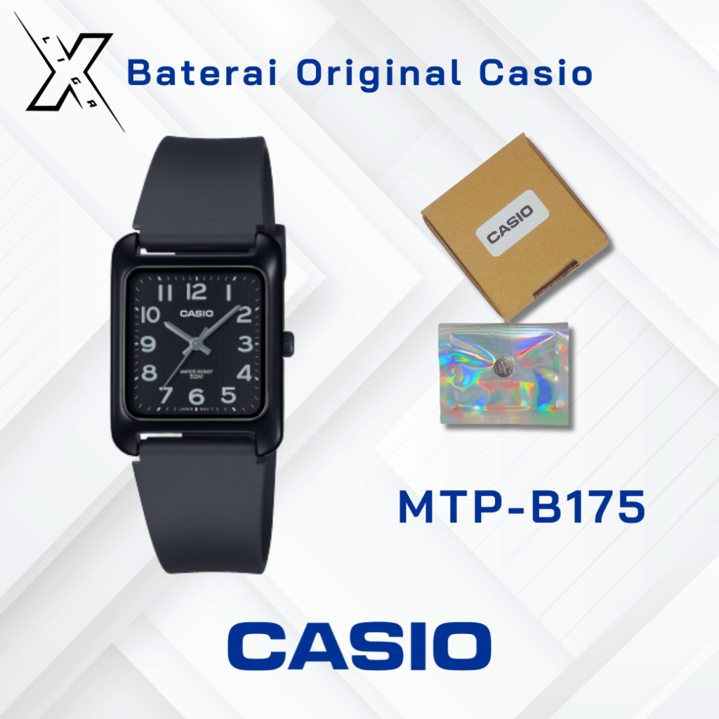 Baterai Jam Tangan Casio LTP-B175 Original
