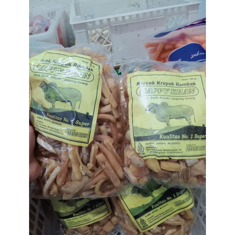 

kerupuk rambak mentah/krupuk kulit sapi mentah