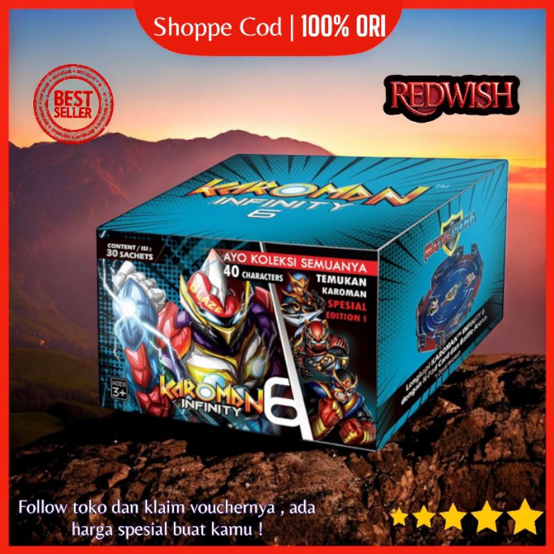 mainan edukatif 3d KAROMAN 6 INFINITY victory viral karoman 7 terbaru terlaris murah 10 pcs limited