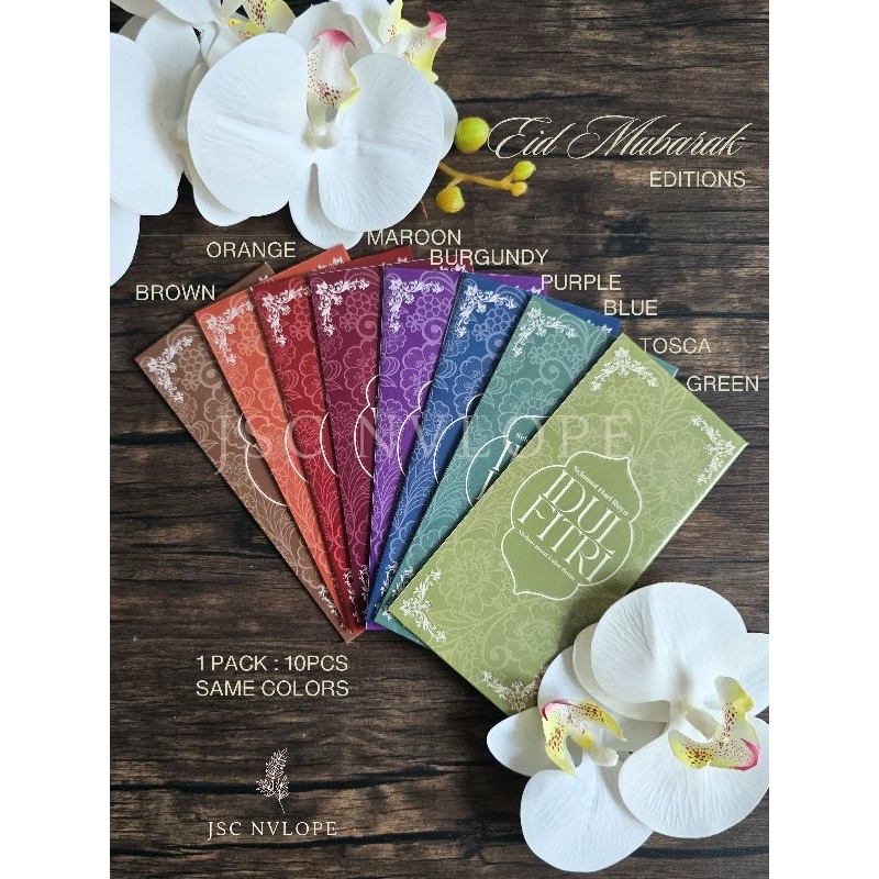 

LARGE isi 10. Amplop Angpau lebaran custom. Amplop custom Eid Mubarak