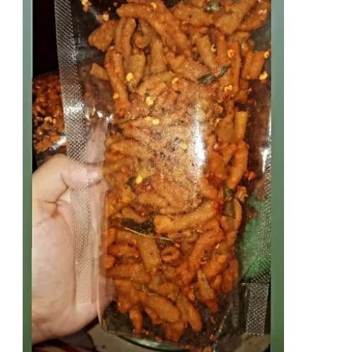 

KRIPIK USUS PEDAS DAUN JERUK