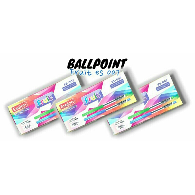 

12pcs Pulpen Gel Fruit Es-007 / 1pak Pulpen Gel Office