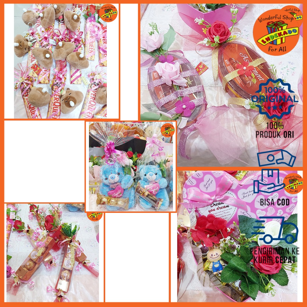 

Hadiah Valentine Coklat Silverqueen Love - kado ultah, hadiah, hampers boneka, valentine, gift box, cokelat