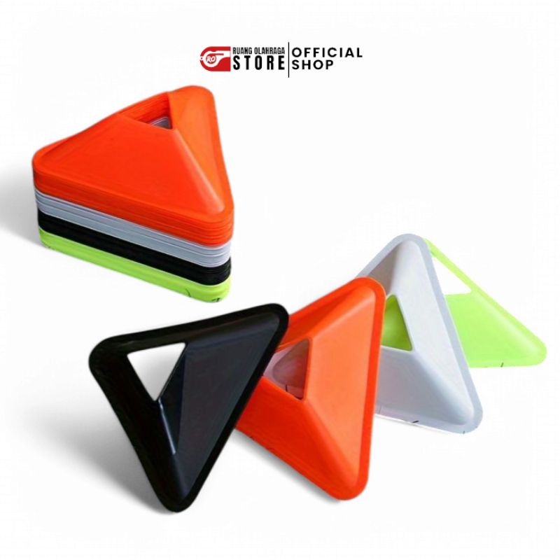 Cone Agility Cone Segitiga Tebal Alat Melatih Kelincahan
