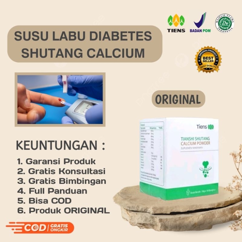 

OBAT CHINA DIABETES - Susu Labu Diabetes SHUTANG CALSIUM POWDER - Susu Untuk Diabetes - Mengobati Diabetes KENCING MANIS KADAR GULA RENDAH BPOM HALAL HERBAL