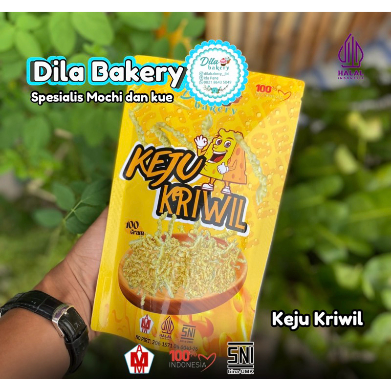 

Keju Kriwil Dila Bakery 100gram