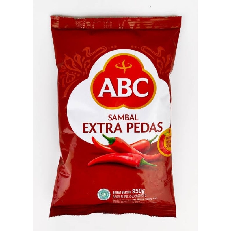 

ABC saus tomat 1kg / ABC sambal extra pedas 950g