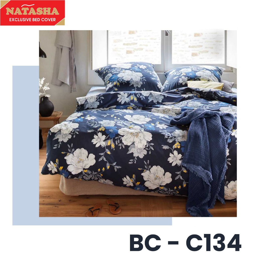bedcover selimut sprei ukuran 180x200 king size motif aesthetic / kado pernikahan / bedcover set / b