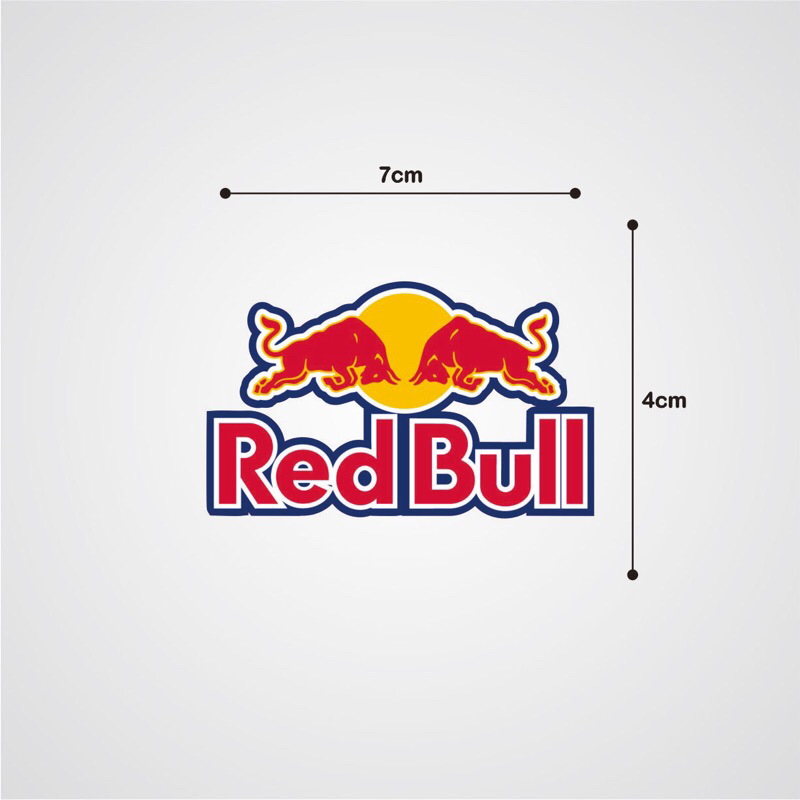 stiker REDBULL logo sport motor bmx skate car f1
