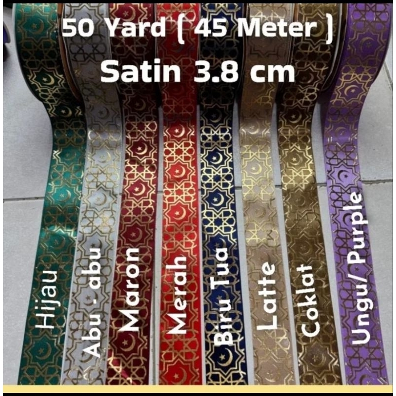 

1 roll (50 yard)- 45 meter | Pita Lebaran