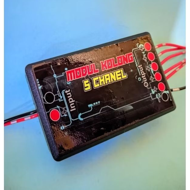 Modul Kolong Truk Pilar Atau Kanal , Modul Lampu Truk - 5CH 12/24 Volt