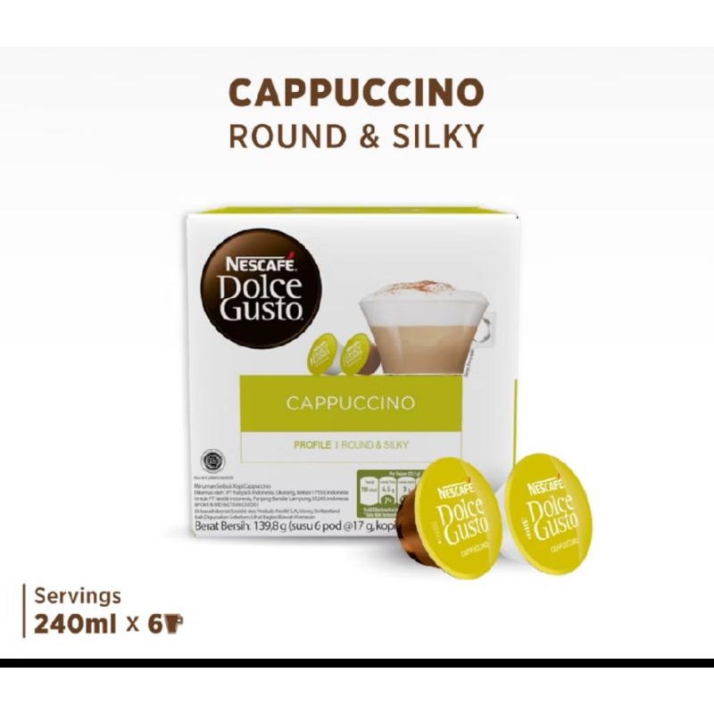 

NESCAFE DOLCE GUSTO CAPUCINO 1BOX