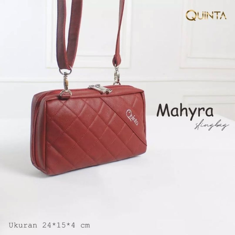 Mahyra Slingbag Tas Pengatur Keuangan Quinta Best Seller Tas Serbaguna Dompet Keuangan Tas Selempang