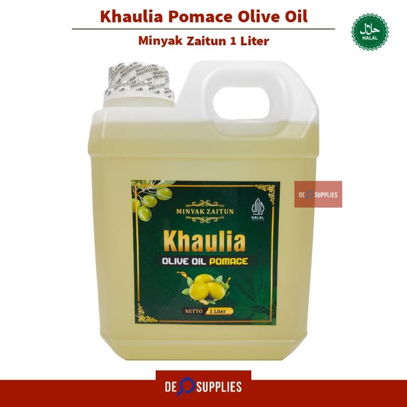 

Khaulia Pomace Olive Oil 1L - Minyak Zaitun Pomace Oil Halal