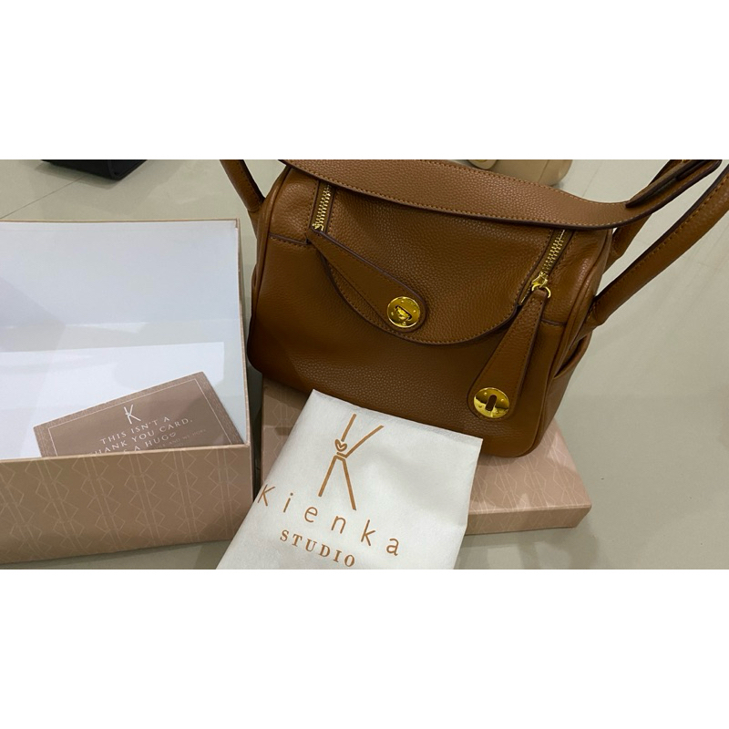 Kienka Studio Tas Coklat preloved selena bag medium Net