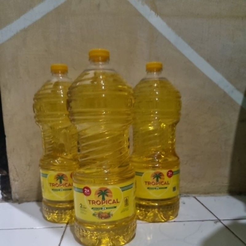 

Minyak goreng Tropical 2lt kemasan botol