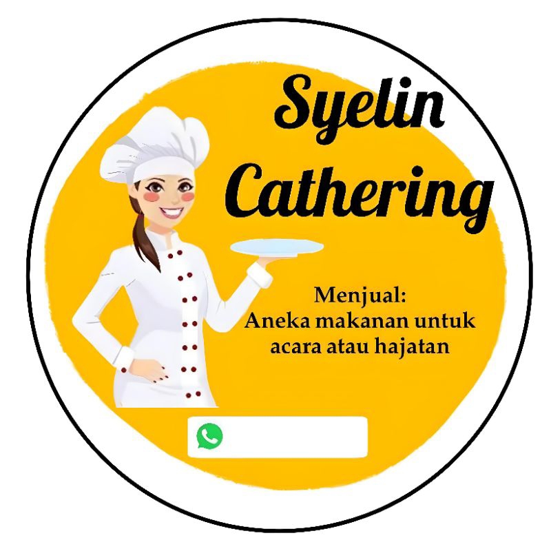 

(MINIMAL ORDER 100 PCS) STICKER CEMILAN/STICKER SNACK/STICKER KUE/STICKER MAKANAN/STICKER KATERING