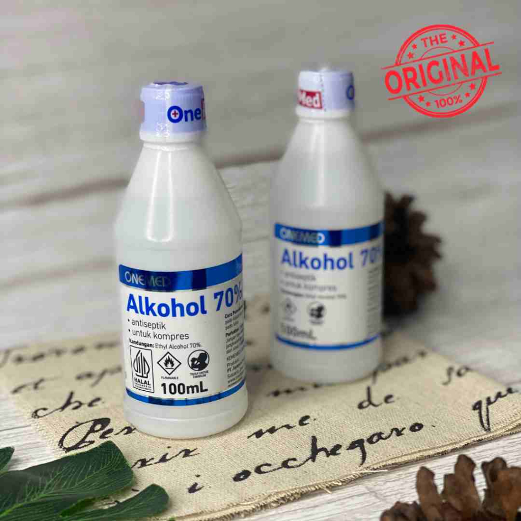 

ALKOHOL 70_ 100 ML BERMANFAAT SEBAGAI CAIRAN ANTISEPTIK DAN UNTUK KOMPRES ALKOHOL 70_ 100 ML