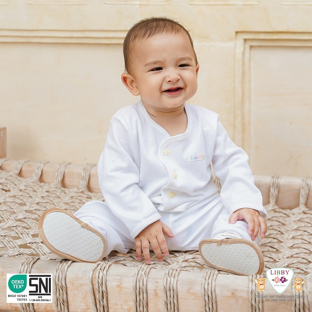 Libby Baju Panjang Putih - Libby Baju Bayi