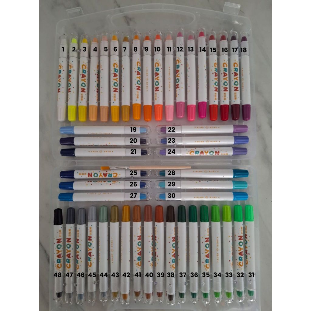

Refill/Eceran Crayon Silky Washable tongkat Putar Bucket