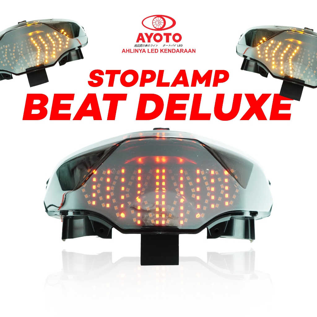 STOPLAMP BEAT DELUXE FULLSET RUNNING LED 10 MODE