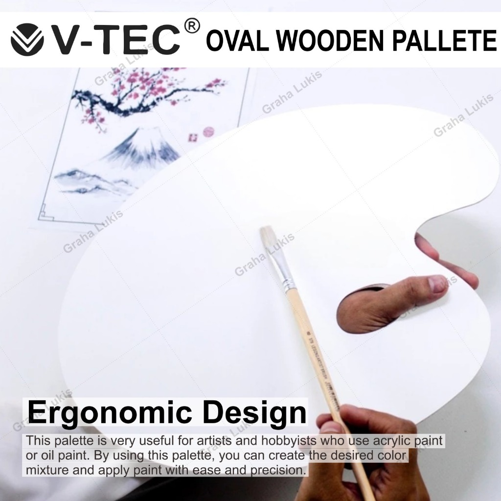 

Palet Cat Kayu Oval Type 3527 No.2