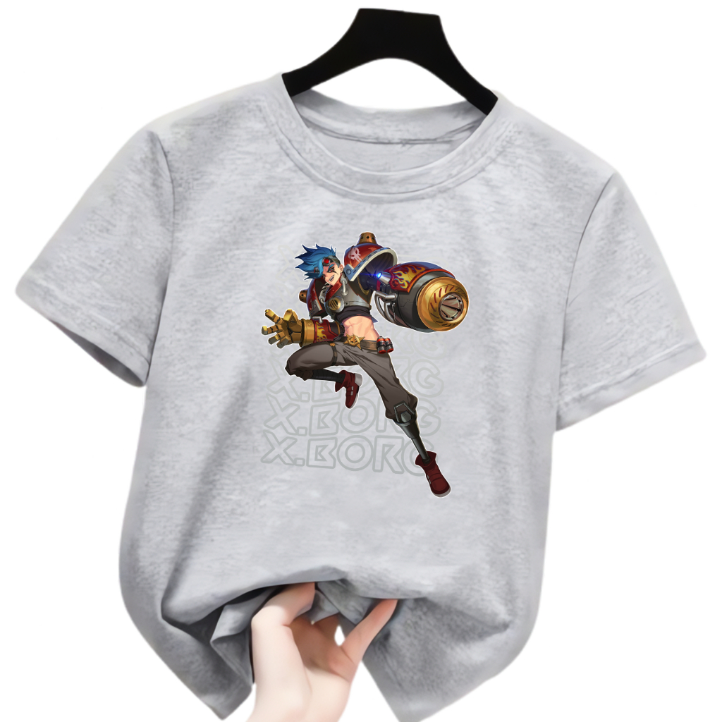 BAJU KAOS ANAK GAMERS EDISI(MOBILE LEGEND)DISTRO UNISEX UNTUK ANAK USIA 2-12 TAHUN