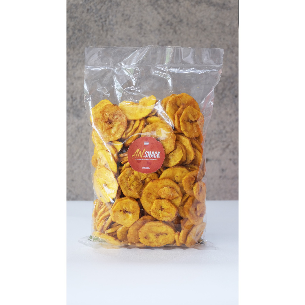 

AN Snack - Keripik pisang bulat 250 gram