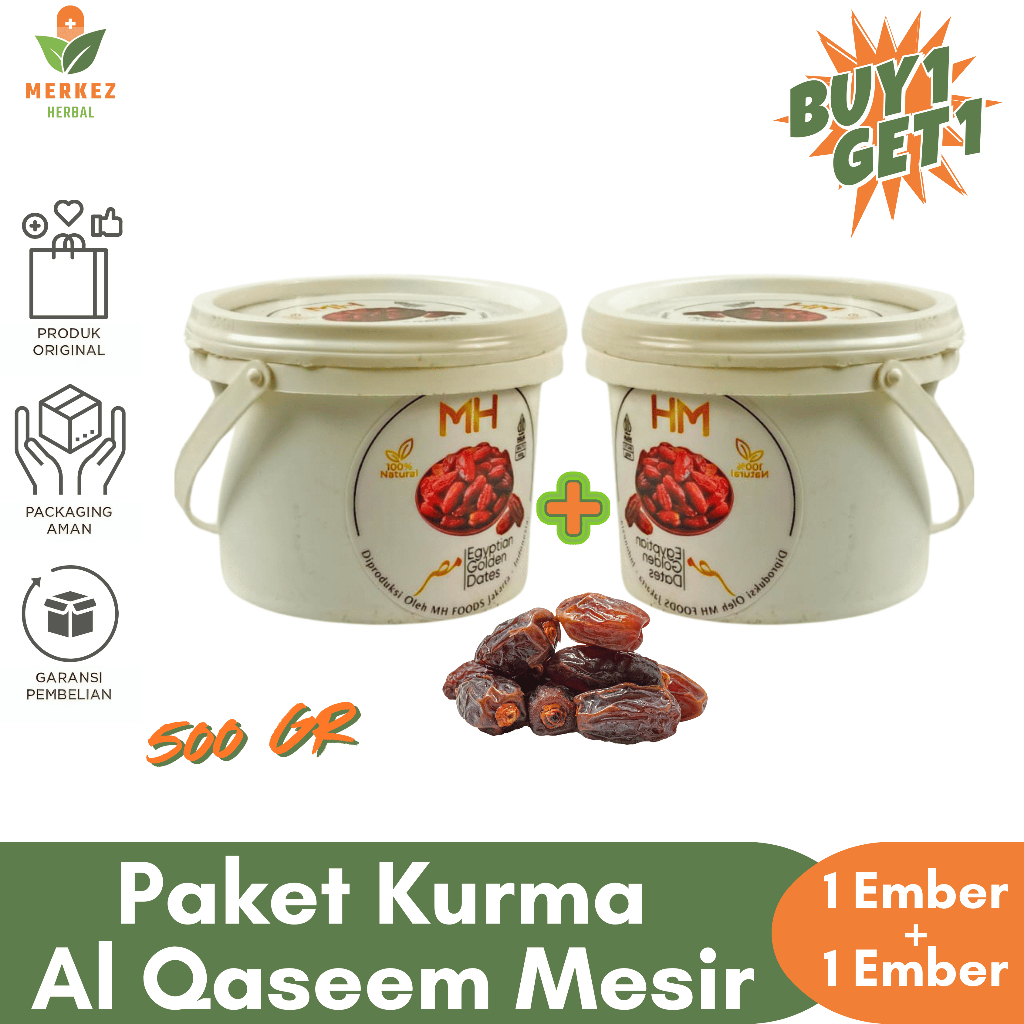 

Paket Bundling Kurma Al Qassim 2 Ember Madu Mesir 500Gr Murah Korma Oleh Oleh Haji & Umroh Arab Asli