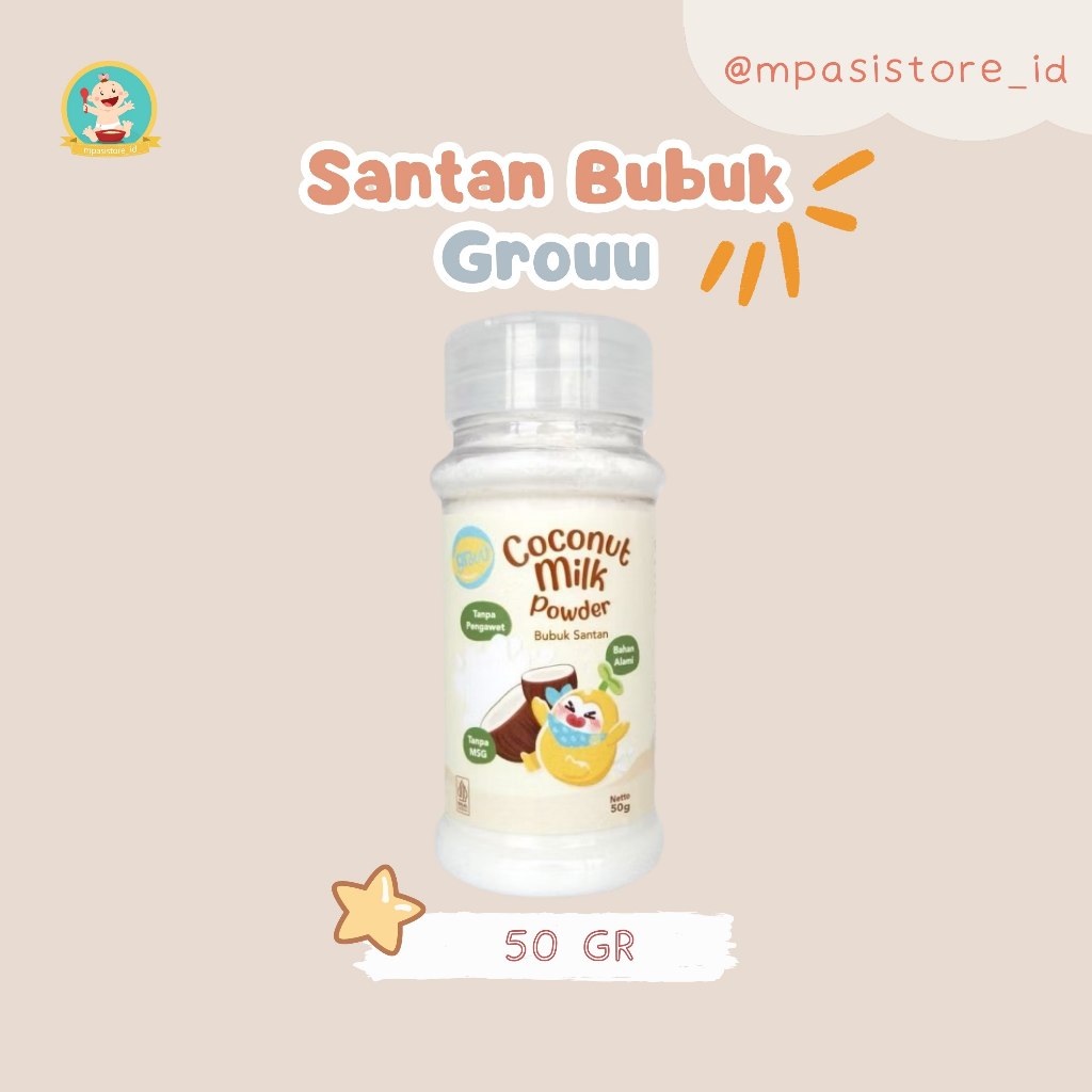 

Grouu Coconut Milk Powder (Santan Bubuk)
