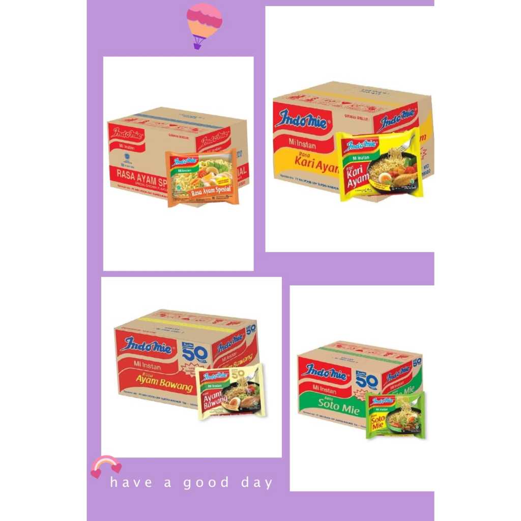 

Indomie kuah 1 dus isi 40