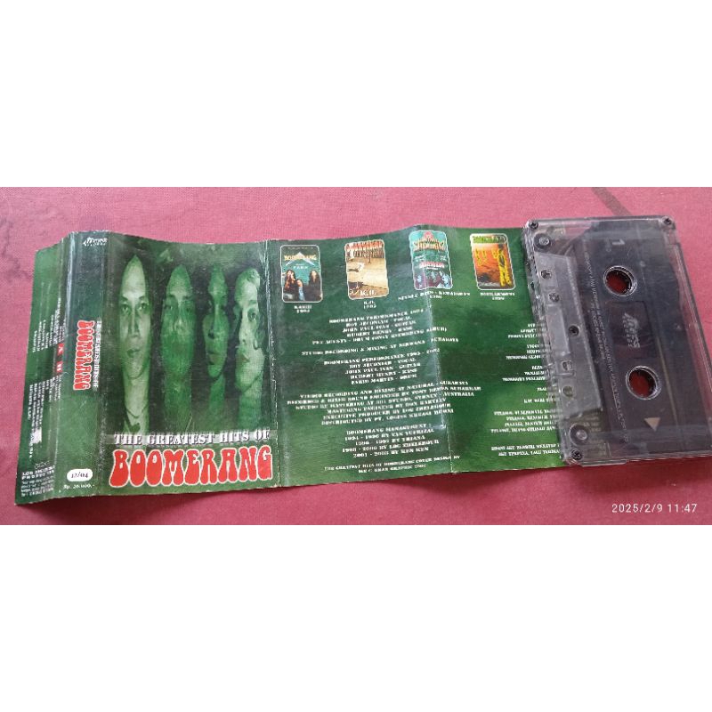 Kaset Tape Original/BOOMERANG/Greatest Hits of