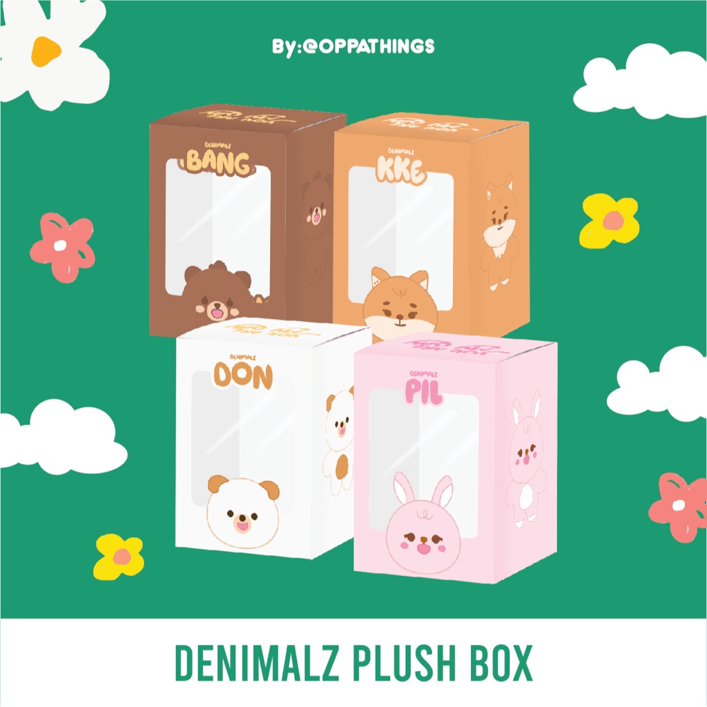 [READY STOCK] [BOX ONLY] Denimalz Plush Box