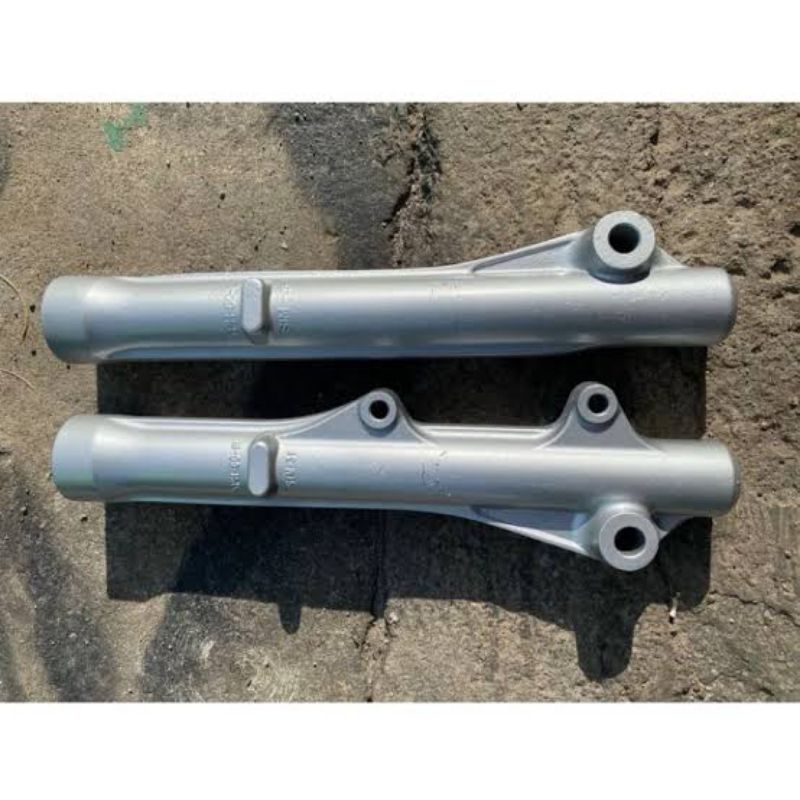 bumbungan/tabung skok bottom shock depan honda supra x lama cakram kanan kiri original copotan