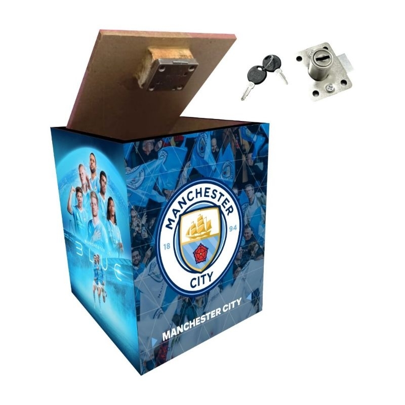 celengan kunci gambar club bola terlaris termurah buat tabungan unik ukuran jumbo