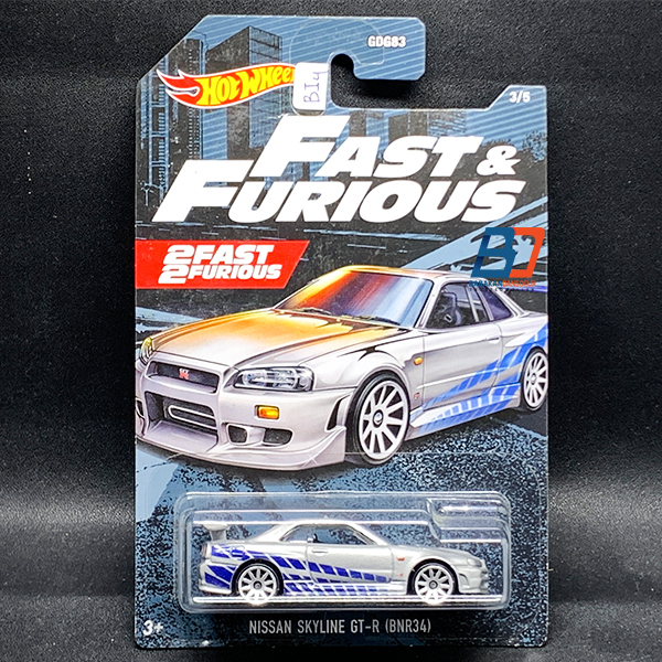 Hot Wheels Fast and Furious Nissan Skyline R34