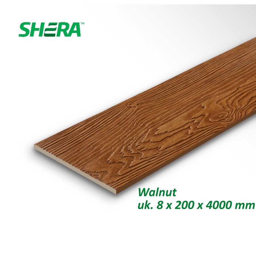 Shera Plank Teak Texture Lisplang GRC Motif Kayu