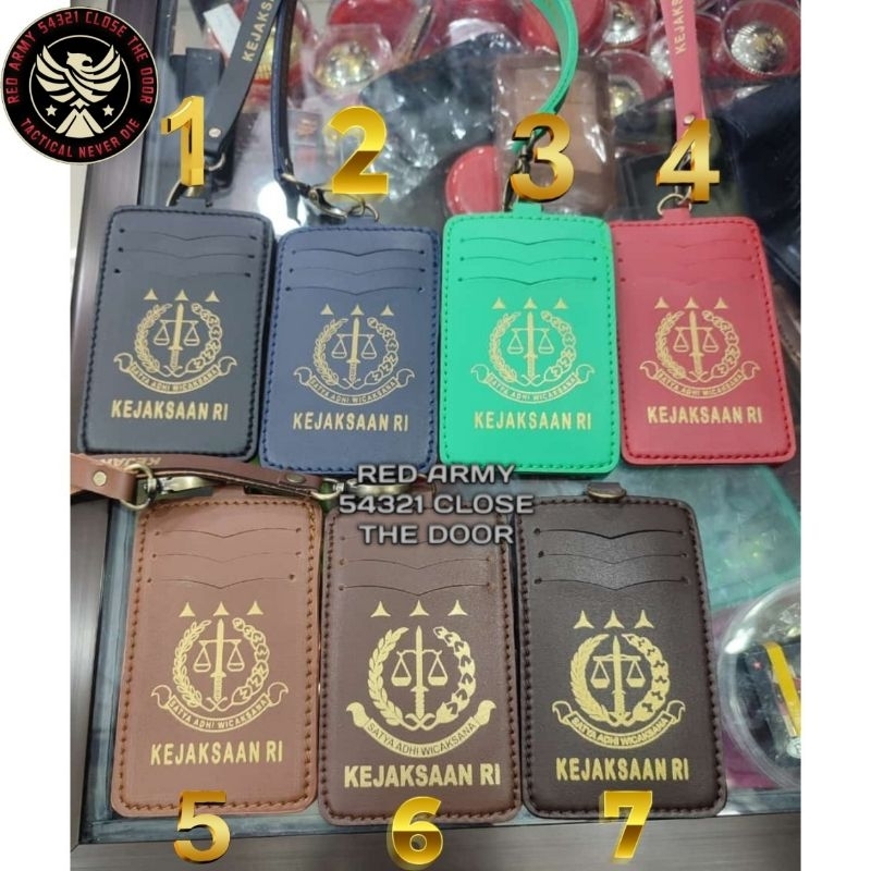 

Holder Slot ID Card Tali Lanyard Name Tag Logo KEJAKSAAN.RI