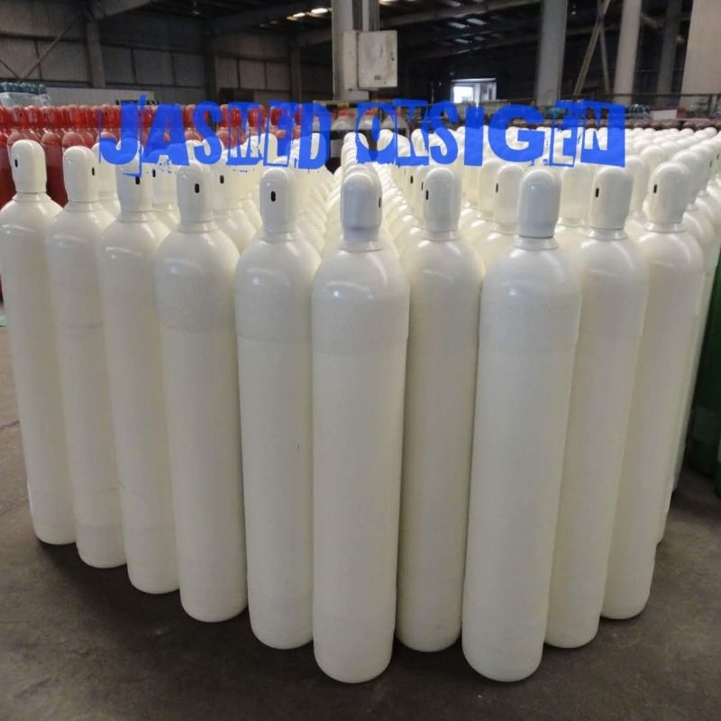 New Tabung Oksigen Medis & Industri FREE ISI OKSIGEN Ukuran Besar 6kubik atau 40L
